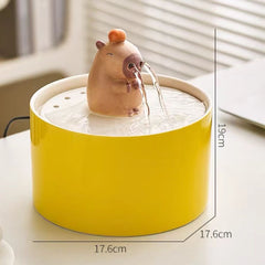 Capybara Ceramic Cat Water Fountain