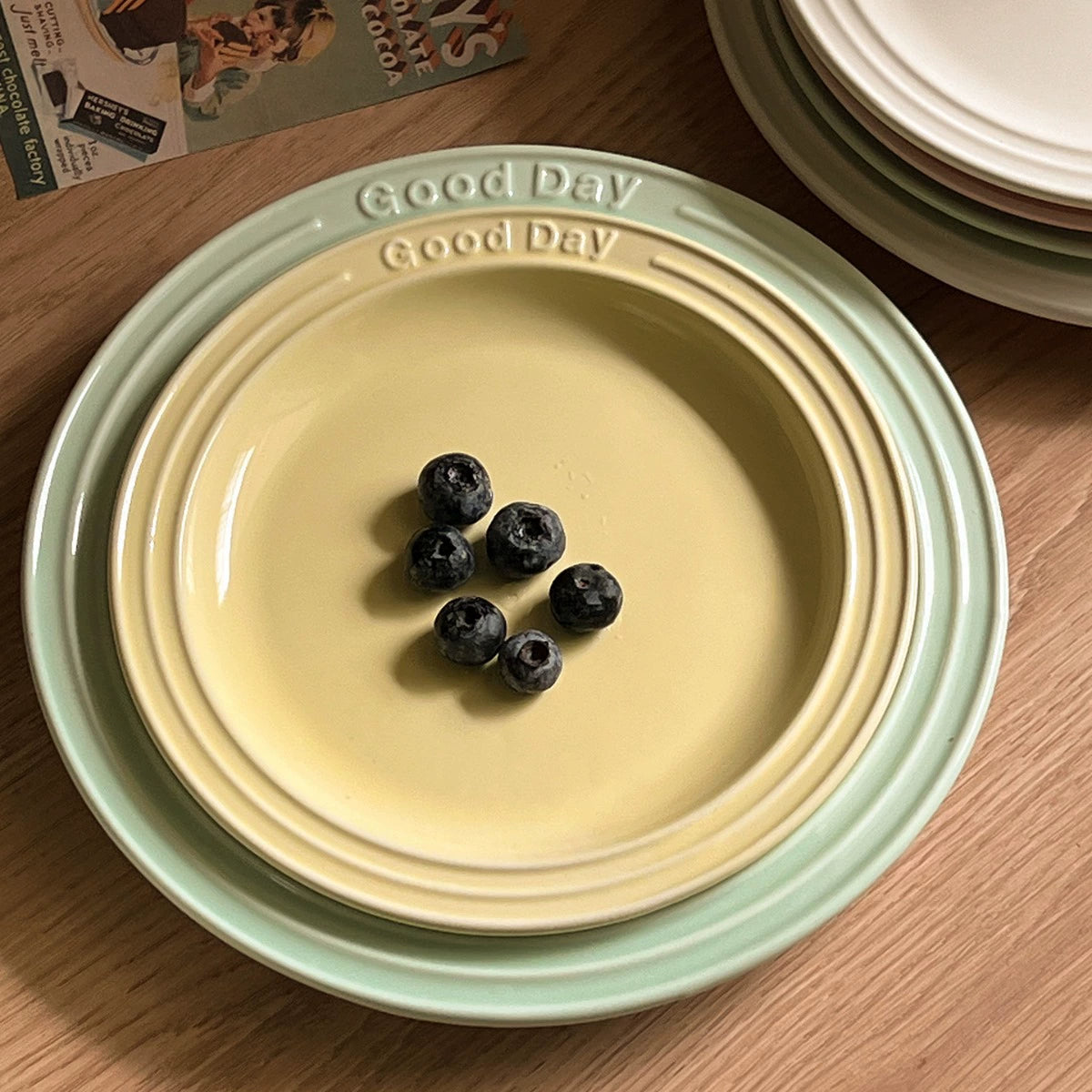 Good Day Dopamine Dinner Plates