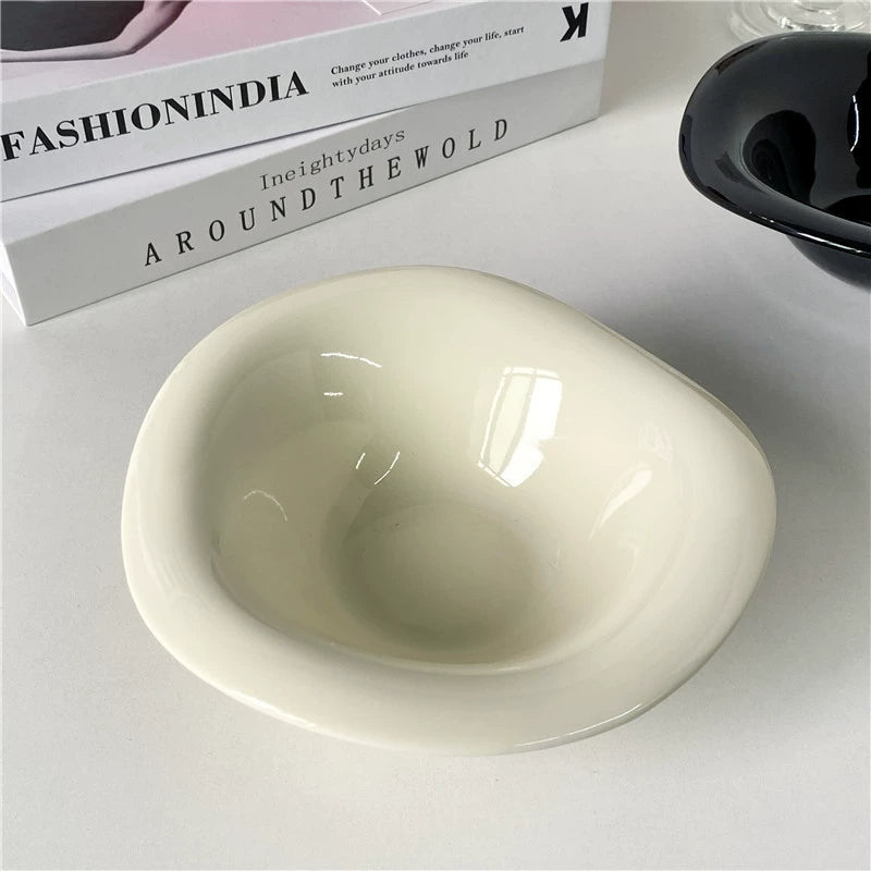Wavy Ceramic Bowl