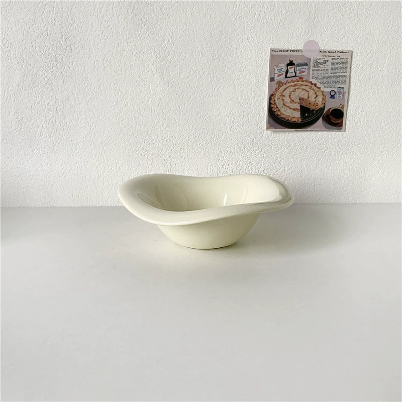 Wavy Ceramic Bowl