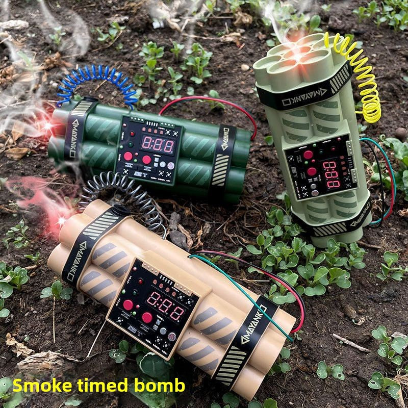 Timed Smoke Bomb Toy – C4 Detonator Model