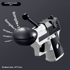 Dharma Wooden Fish Gun Fidget Toy