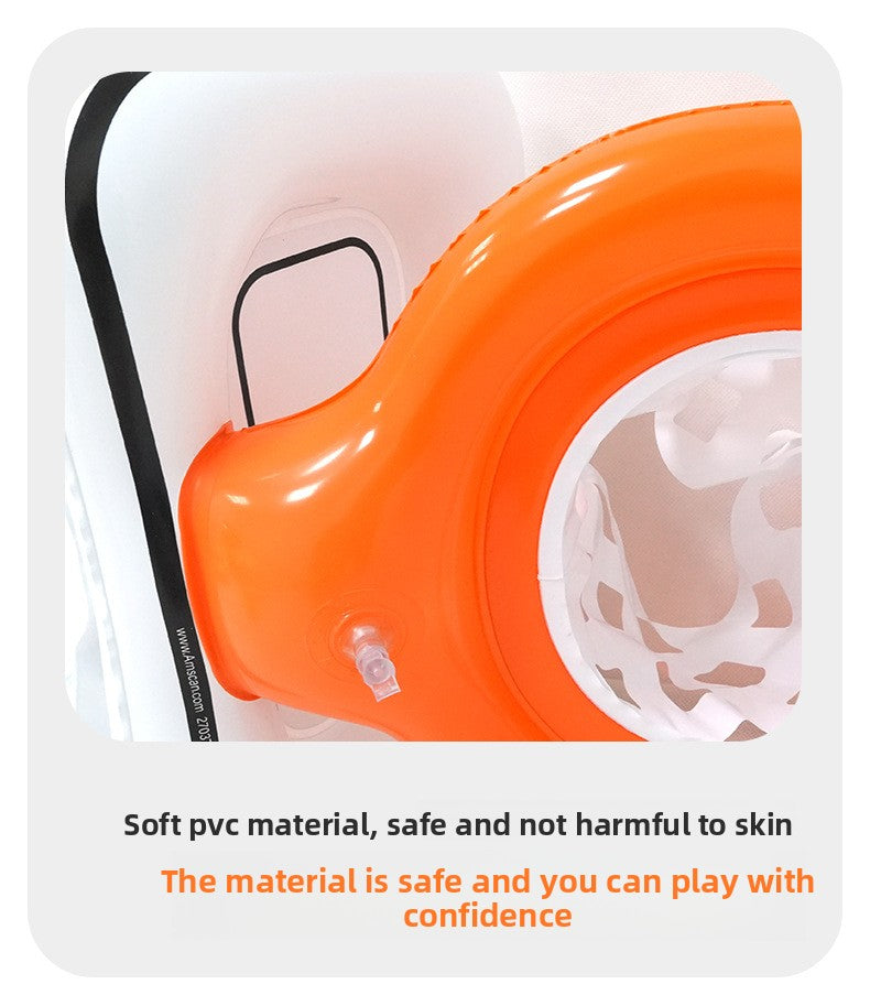 Head-Mounted Inflatable Basketball Hoop Toy