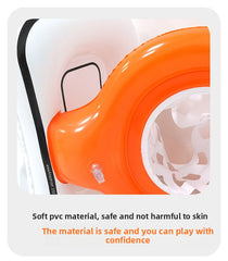Head-Mounted Inflatable Basketball Hoop Toy