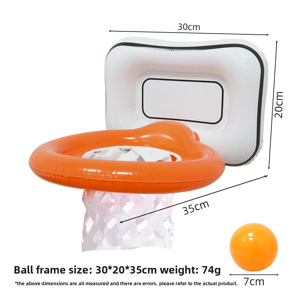 Head-Mounted Inflatable Basketball Hoop Toy