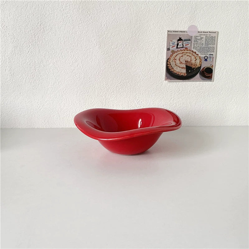 Wavy Ceramic Bowl